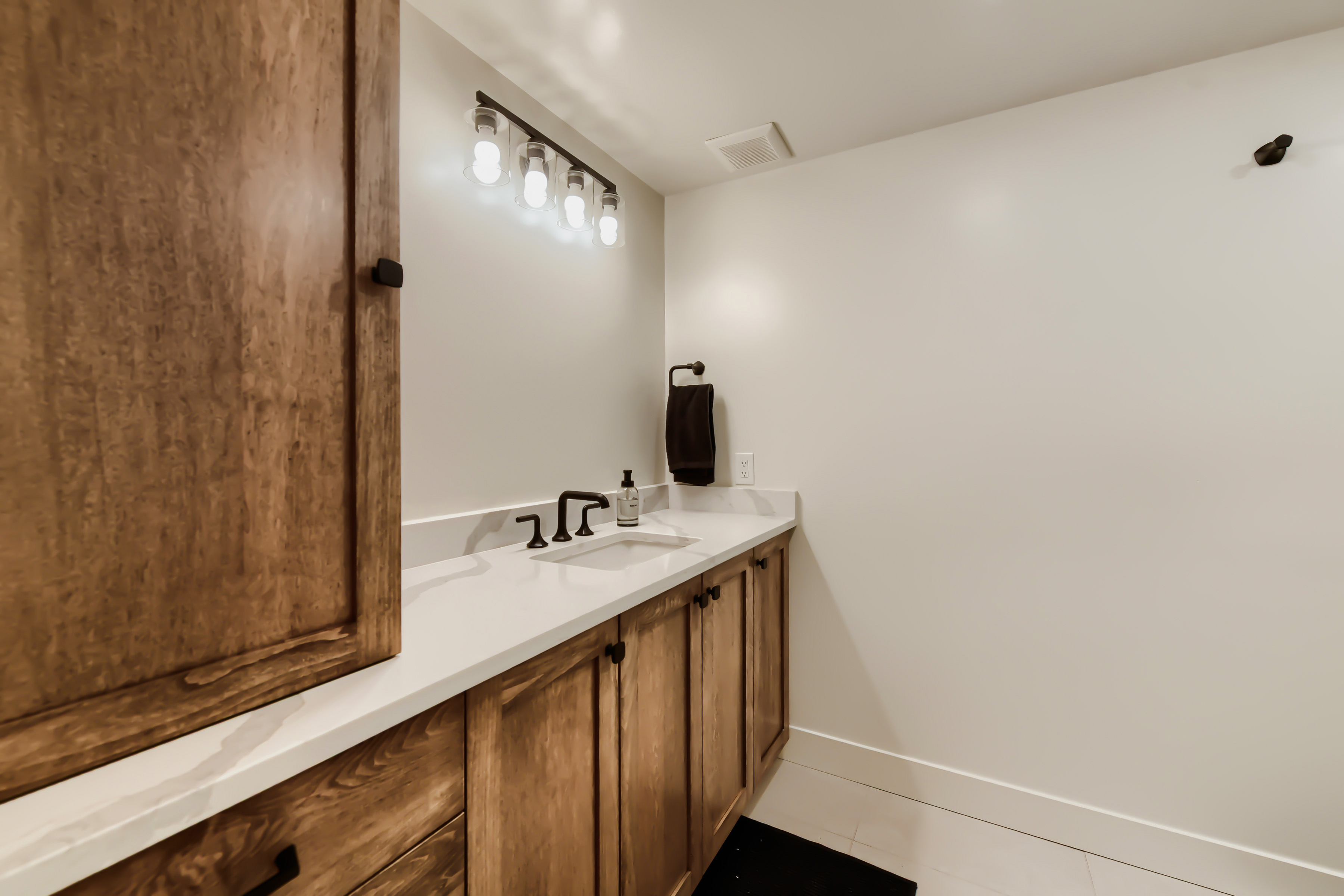 Warm Oak Bathroom Vanity