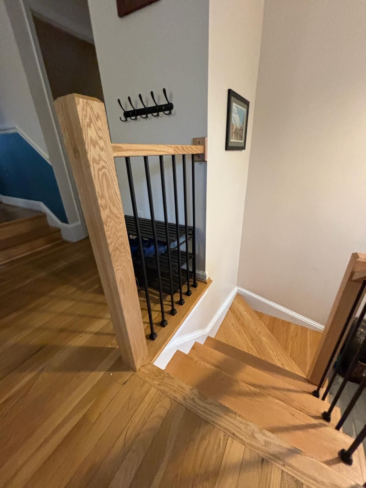 Staircase — Natural Wood & Black