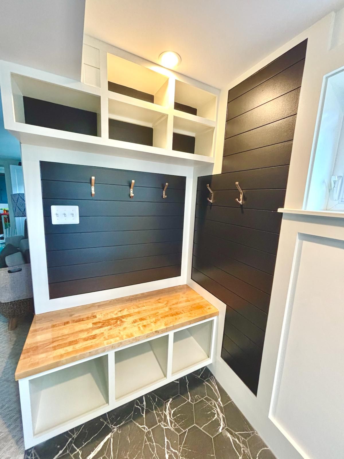 Mudroom — Black & White