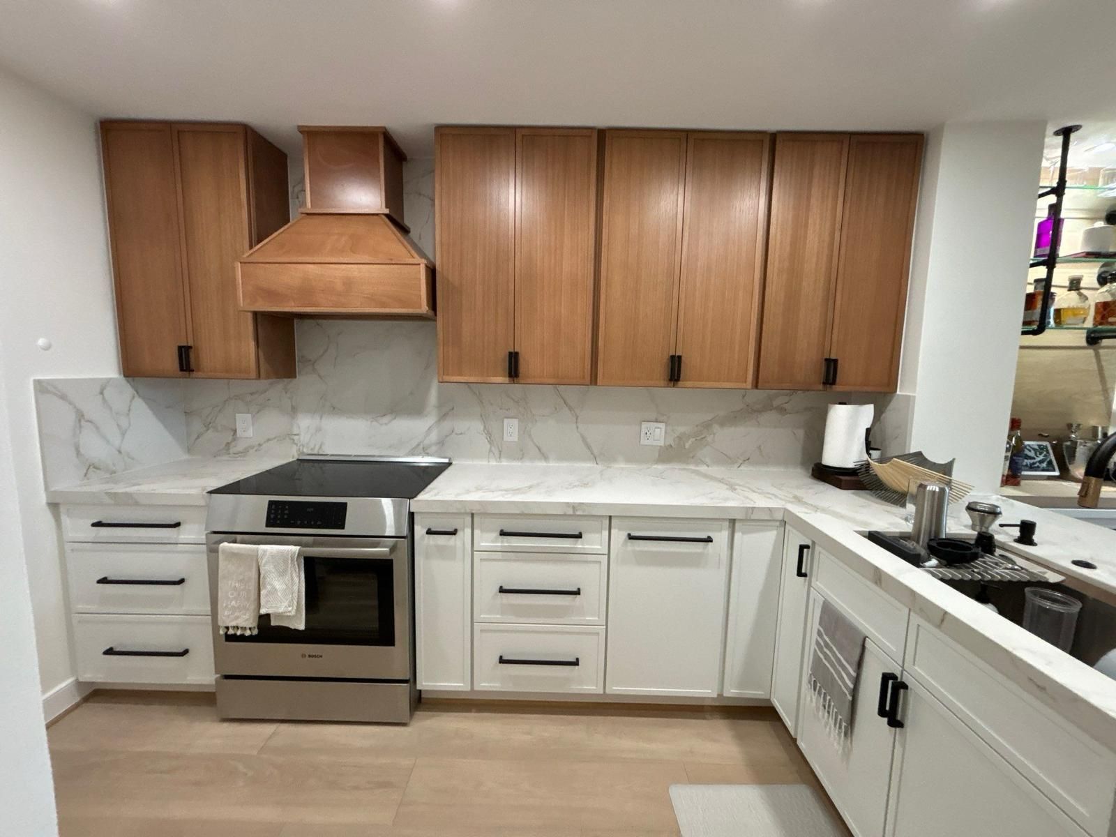 Kitchen — White & Brown
