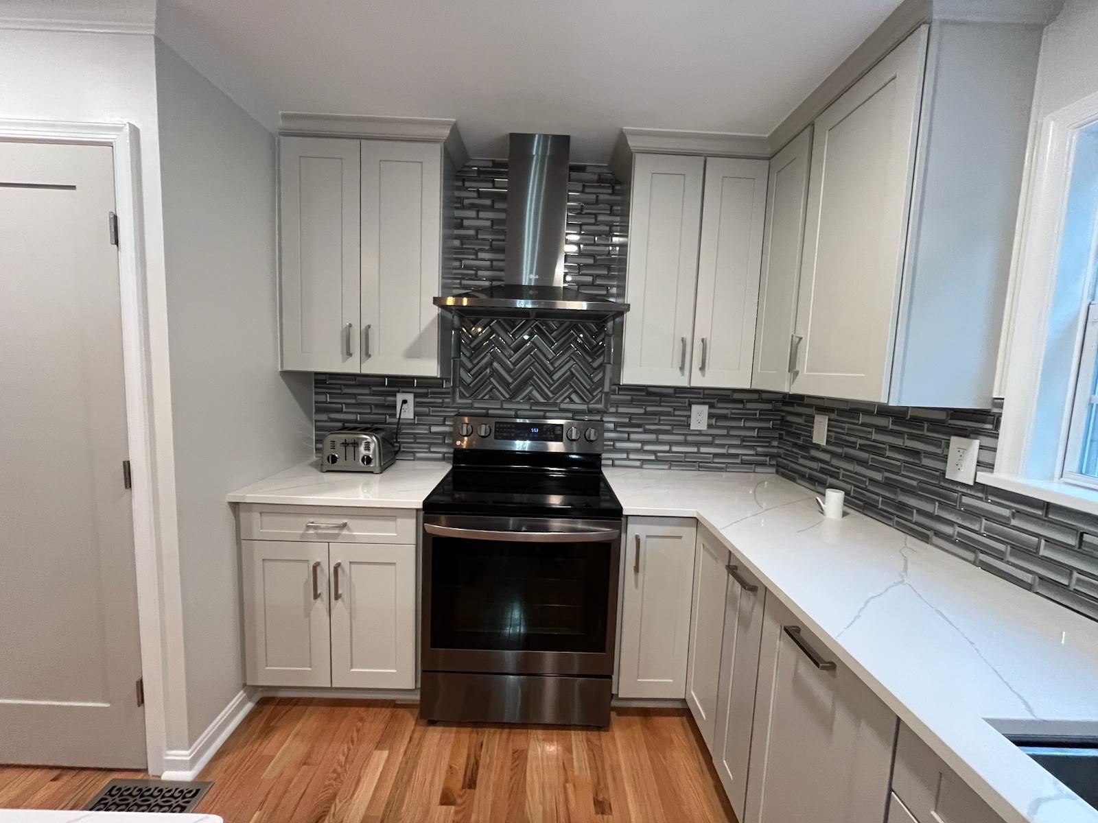 Kitchen — Gray & White