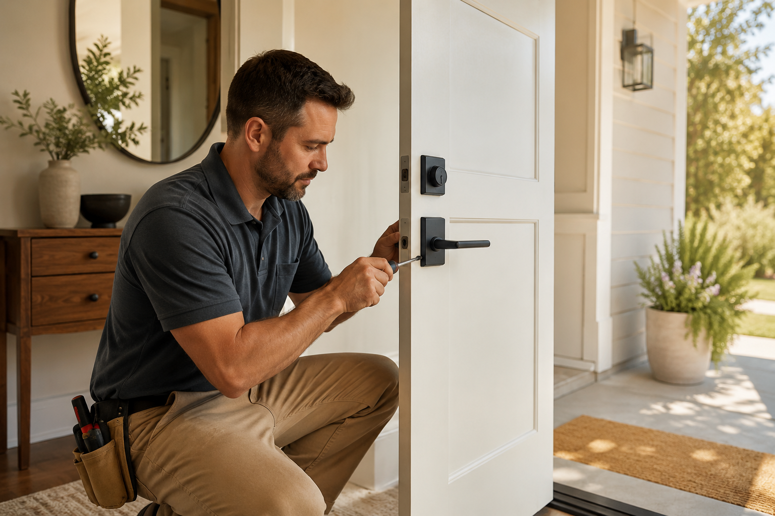 Door hardware replacement by Eimaan Services in Alexandria VA