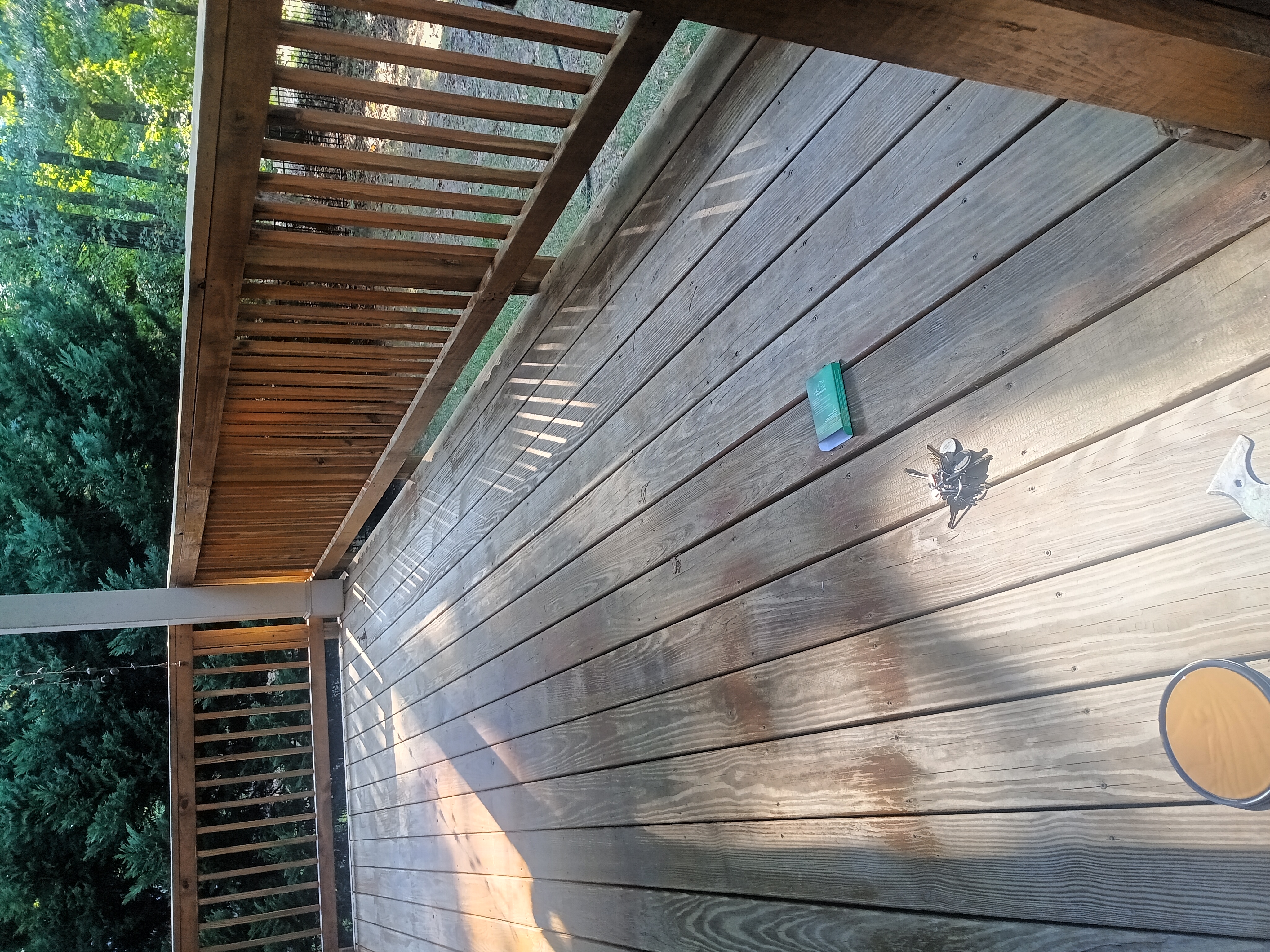 Deck staining project photo 2